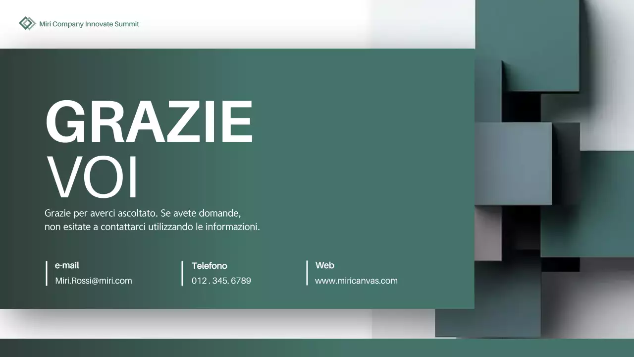 green minimal rapporto annuale piano d'impresa