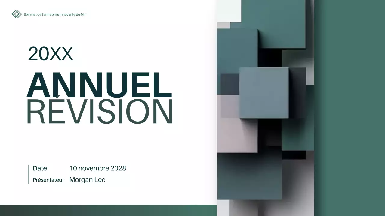 rapport annuel minimal vert plan d'affaires