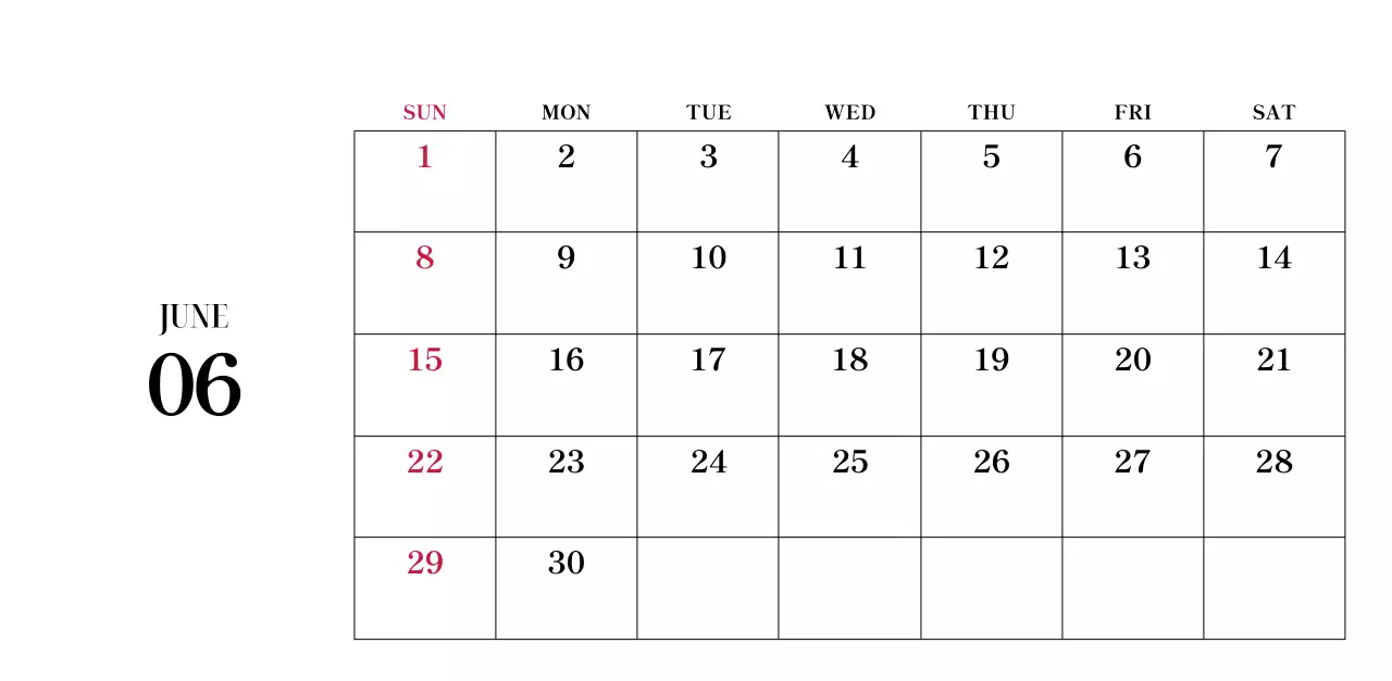 黒と白のシンプルな花写真2025年版カレンダー
