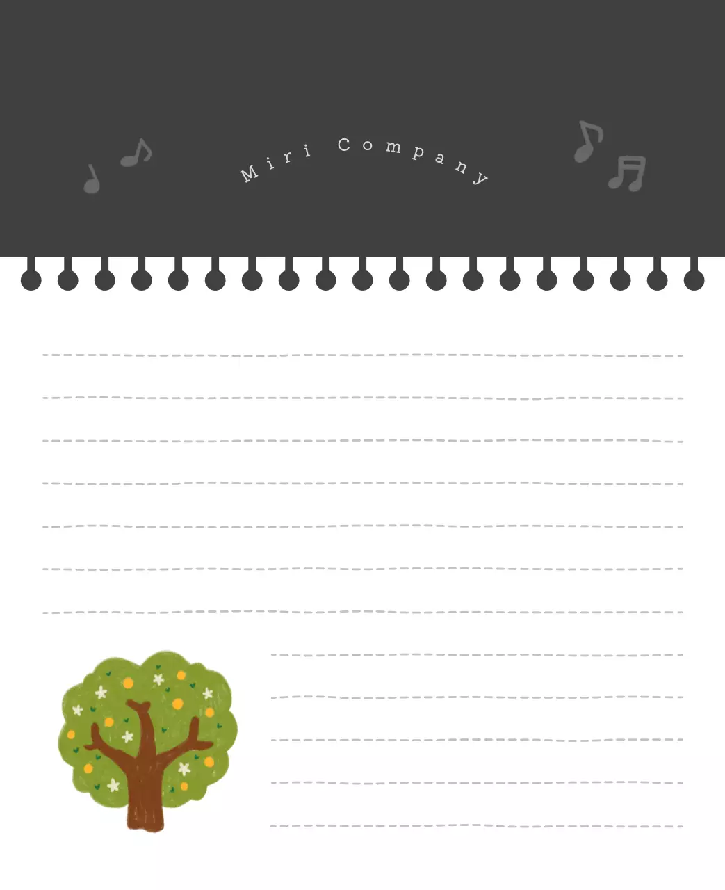 カラフルでかわいいイラストカレンダー