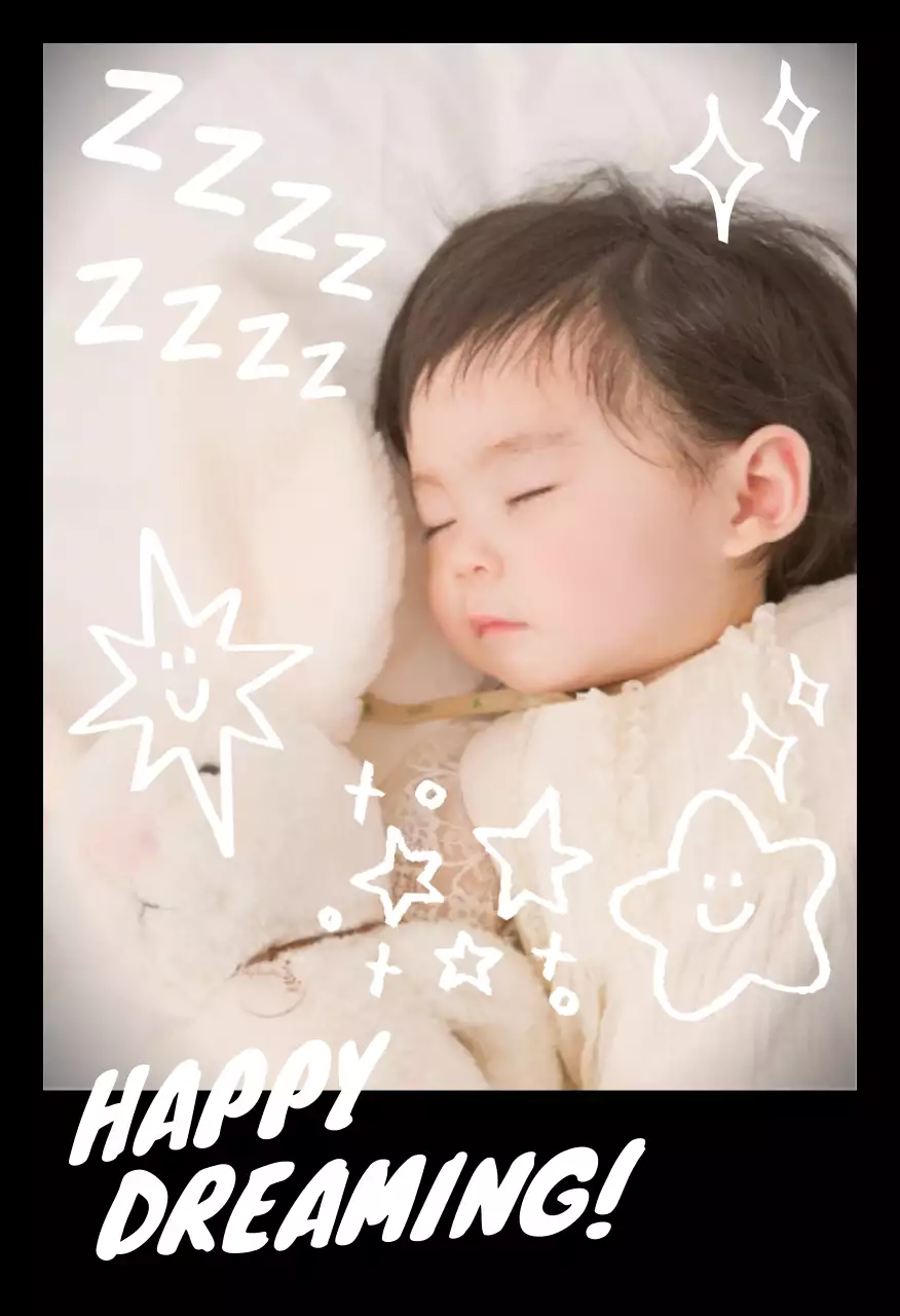 흰색 아기자기한 가족 포토프레임