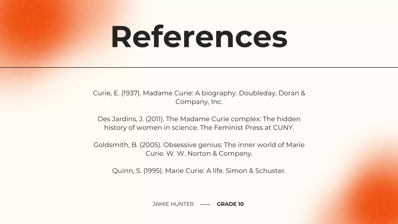 Presentasi Ceramah Ilmuwan Klasik Orange