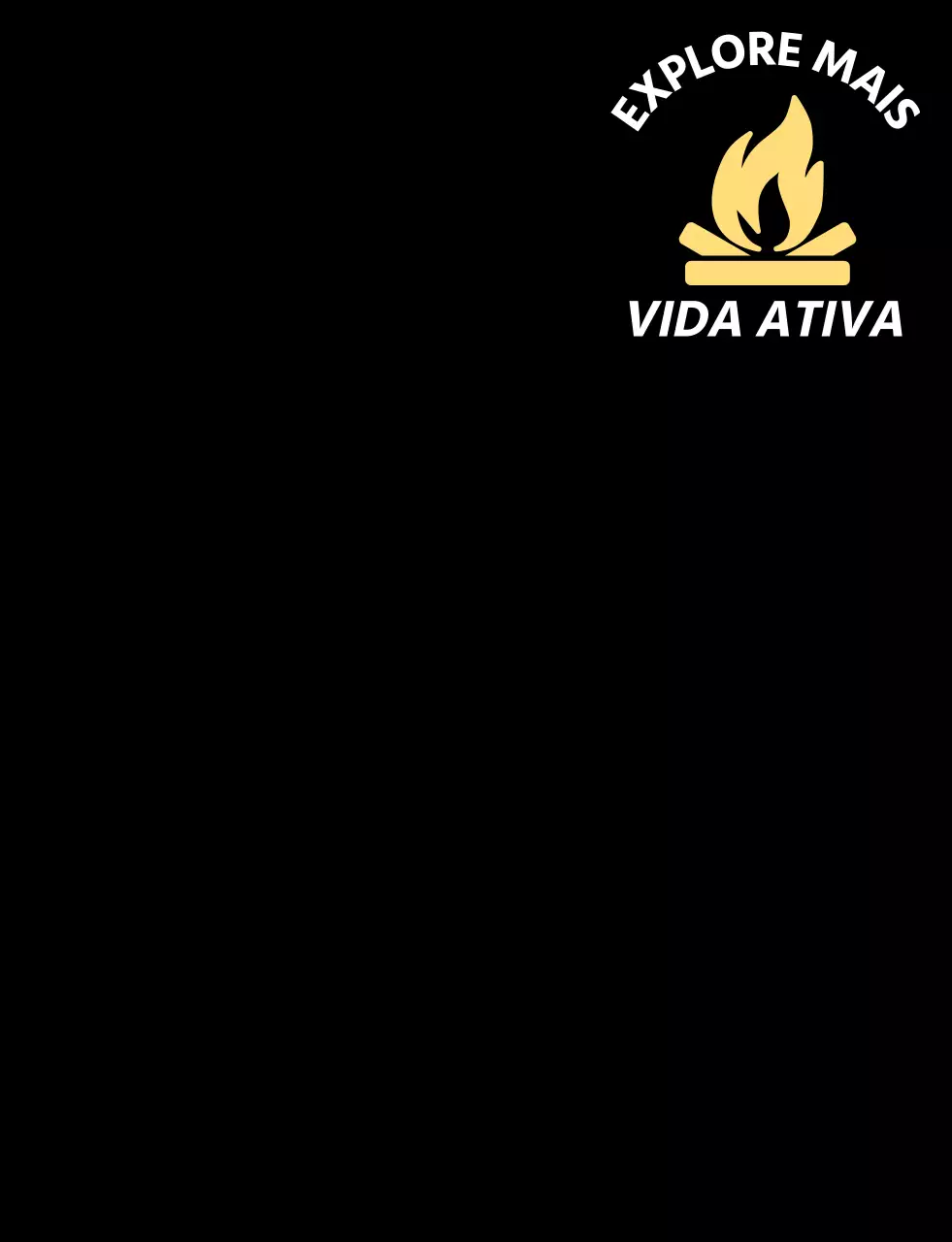 Promoção de campismo simples com um ícone de fogueira