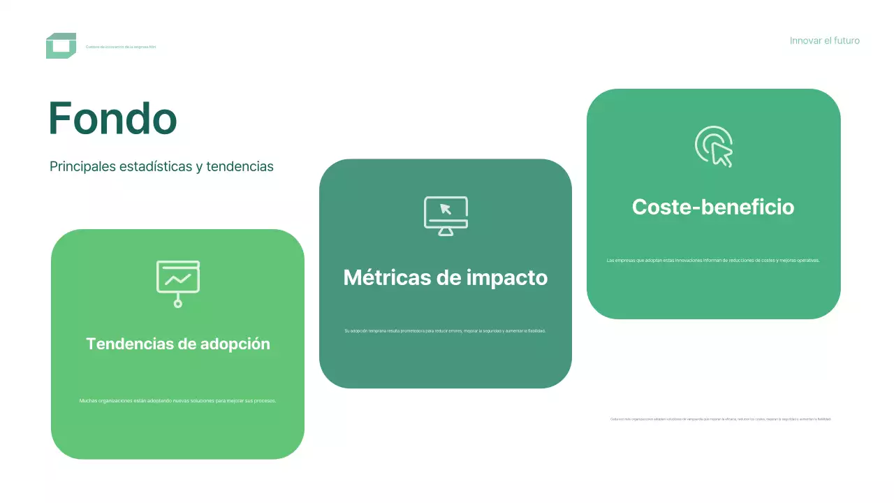diseño moderno y ecológico para conferencias