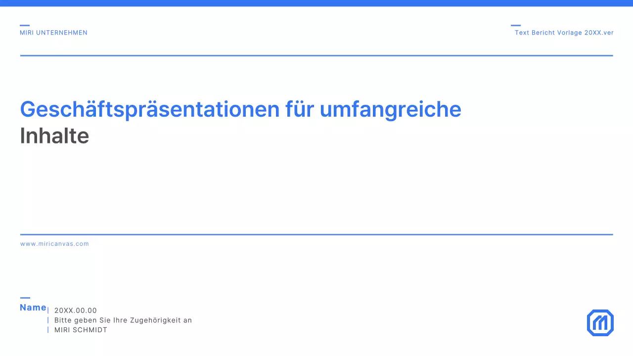 Blue Simple Business Dokumentation