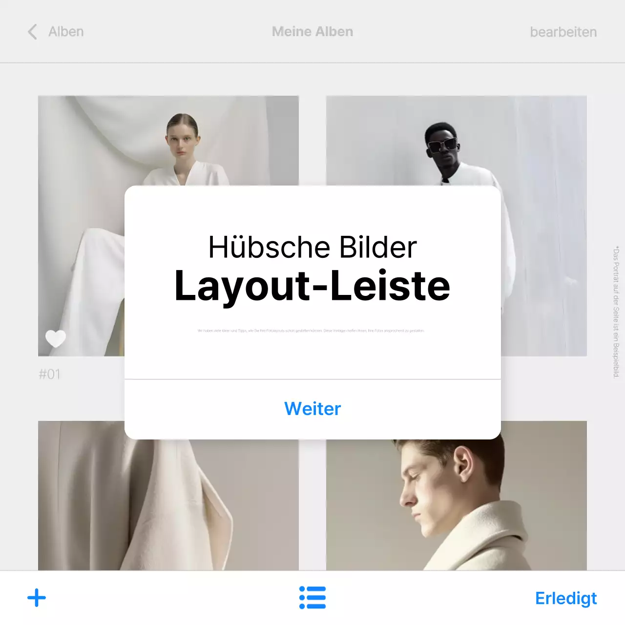 Weiß Minimalistische Fotobearbeitung erklärt