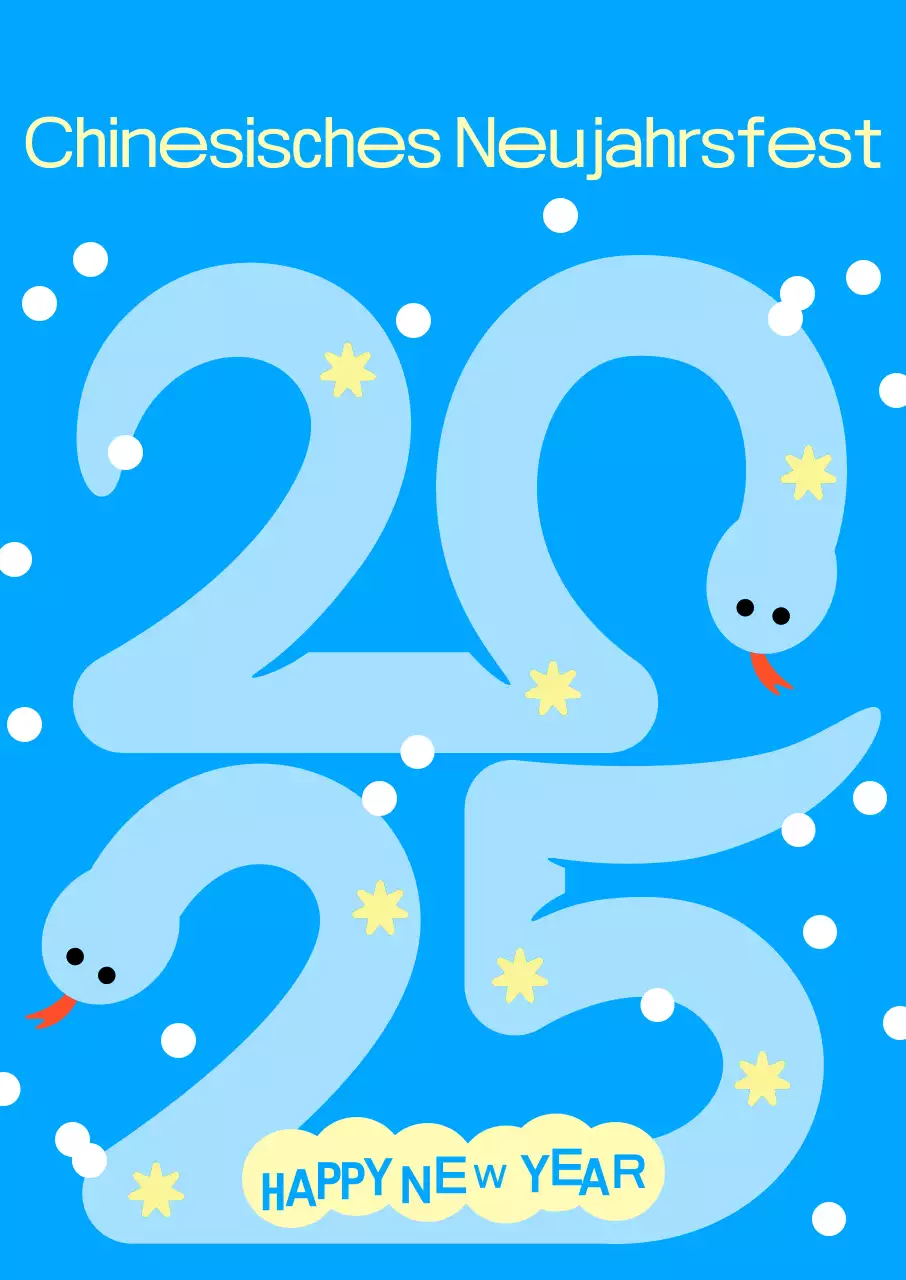 Feiern Sie den blauen Trend im neuen Jahr