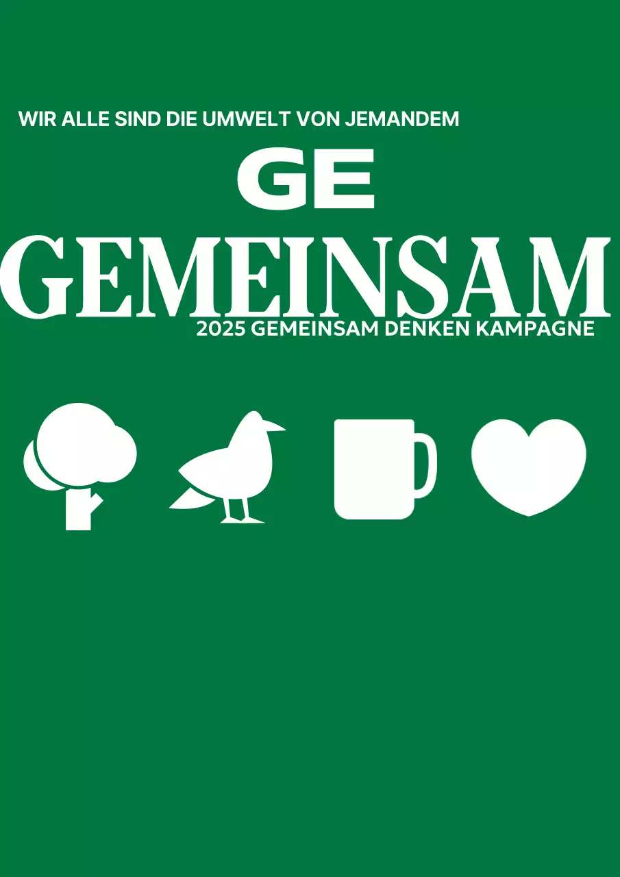 Einfache Umweltkampagnen mit Symbolen