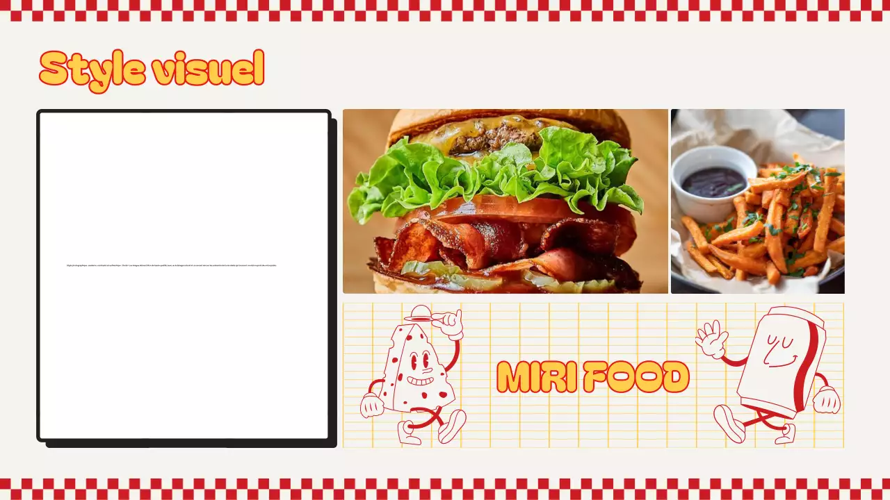 ligne directrice de la marque red retro