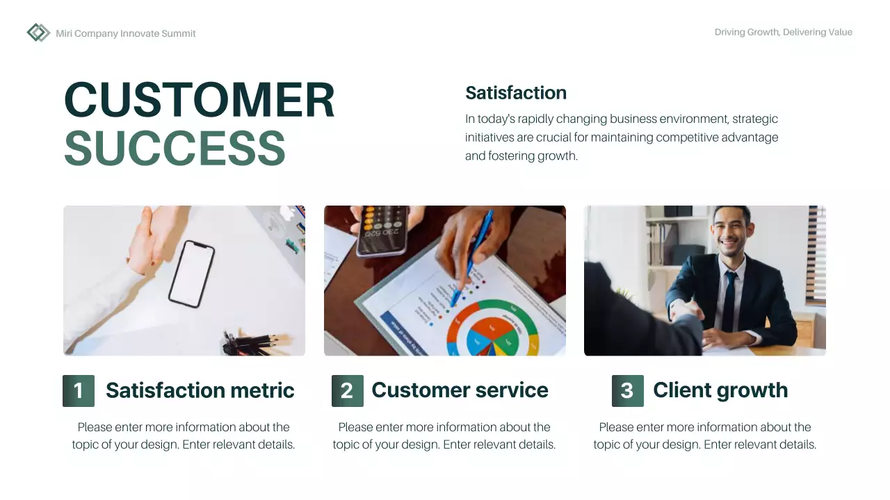 Green Modern Business Report Presentation