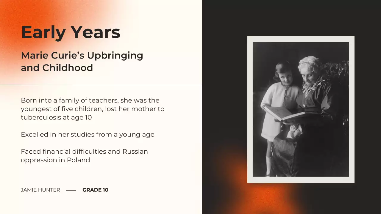 Presentasi Ceramah Ilmuwan Klasik Orange