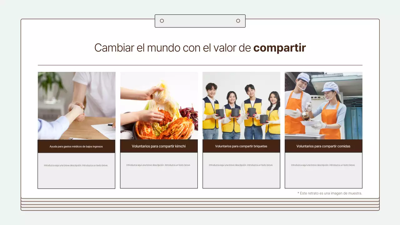 Un informe de responsabilidad social corporativa limpio y de color azul claro