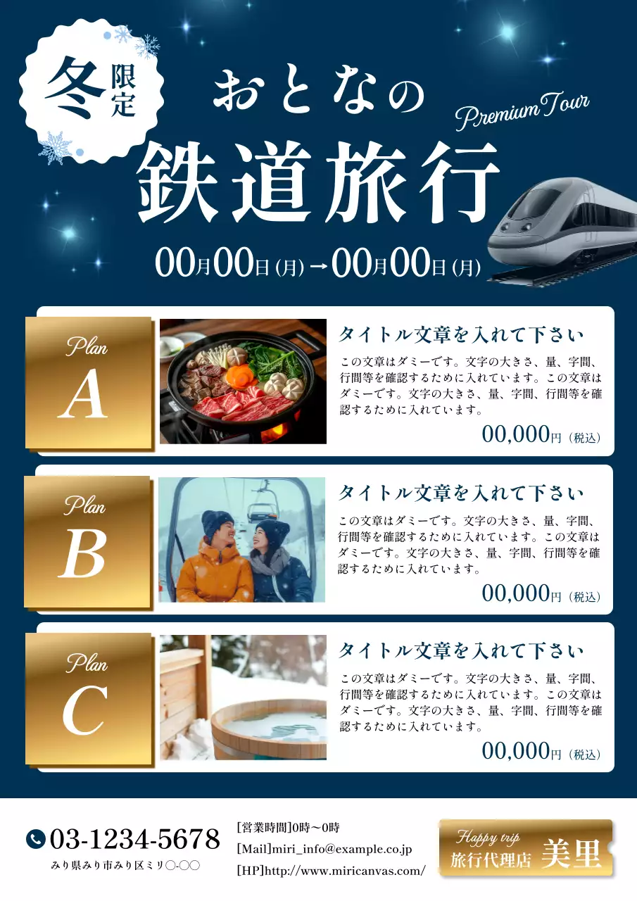 青 上品 旅行 パンフレット ポスター