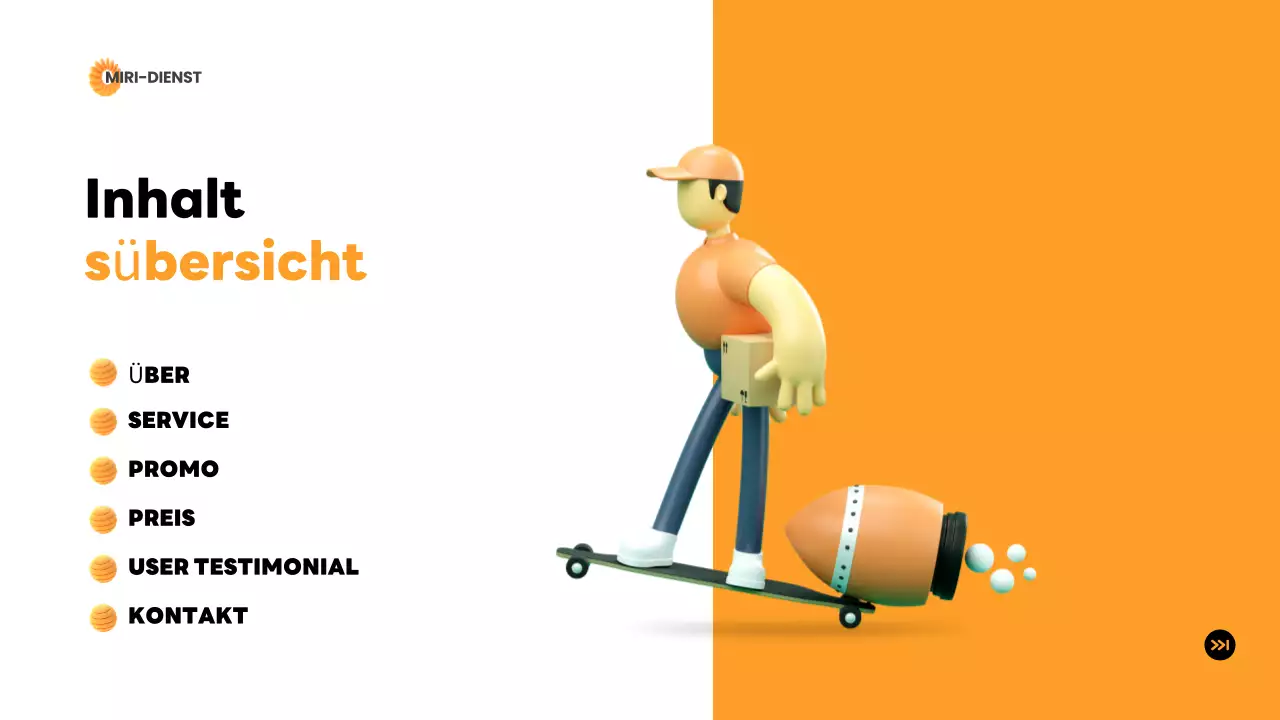 orange modern delivery Einführung