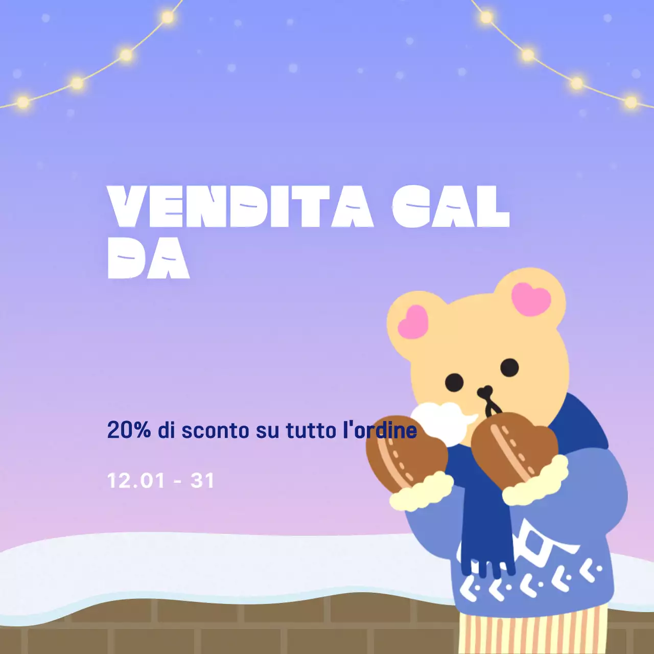 Promuovete i vostri eventi invernali in azzurro