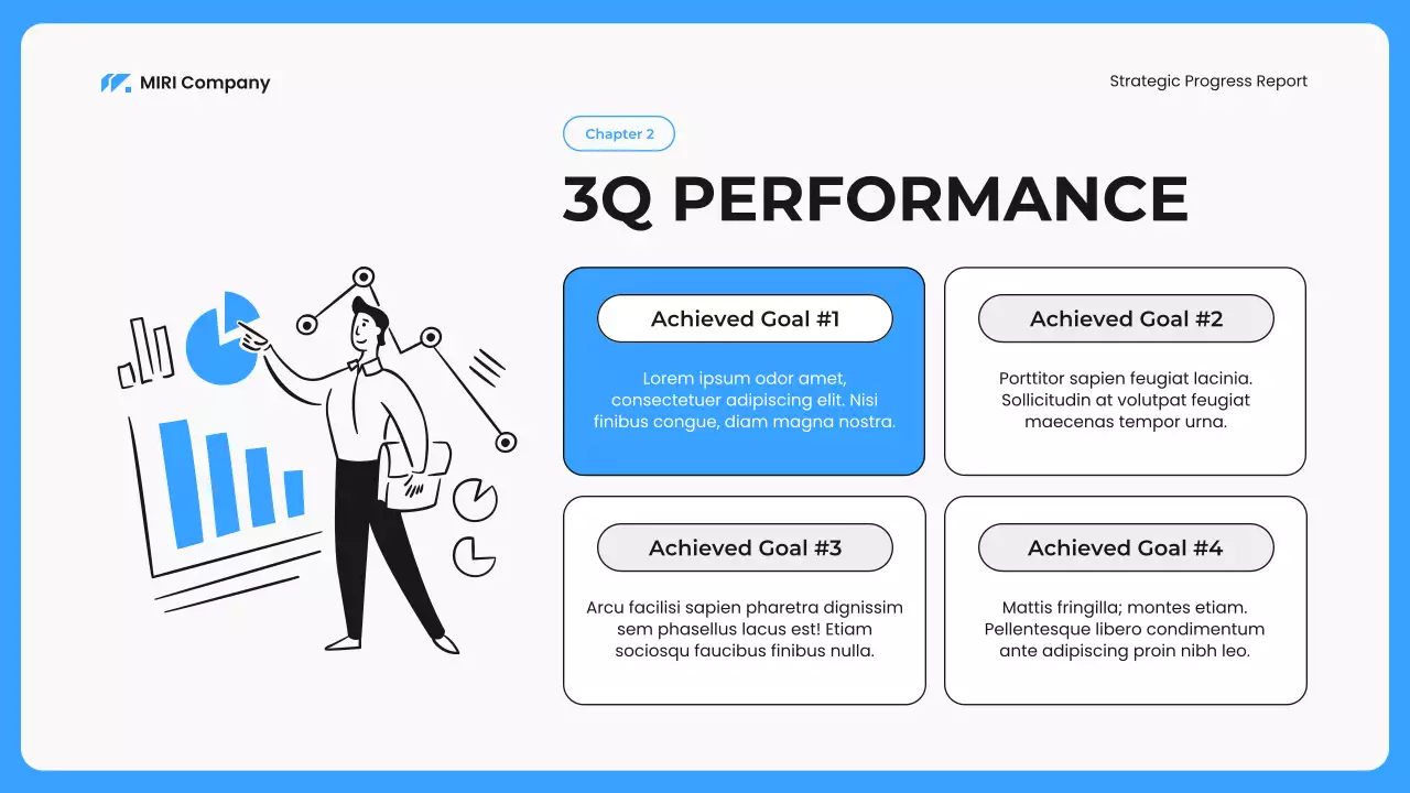 Blue Modern Business Report Presentation