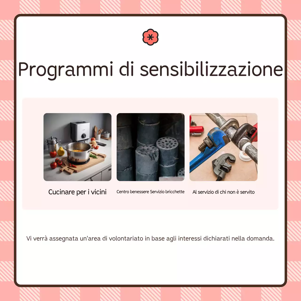 Reclutamento dei volontari di Pink Cuddly