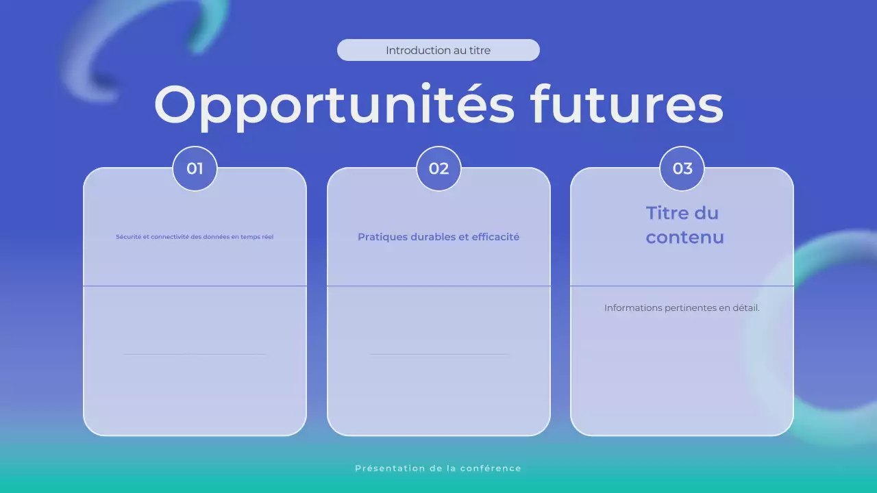 annonce d'entreprise moderne bleue