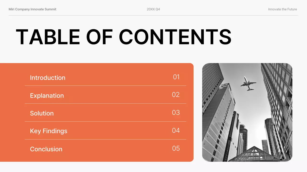 Orange Modern Business Presentation