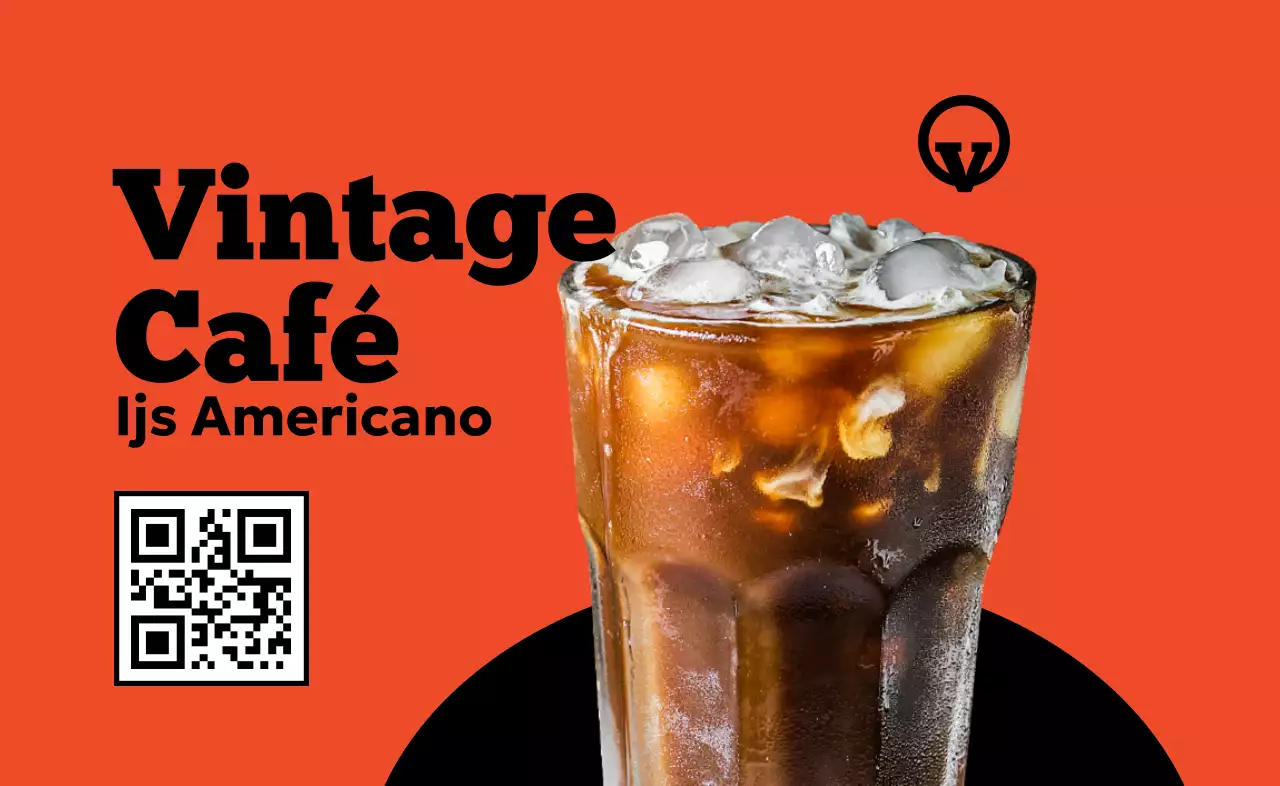 Oranje café reclame