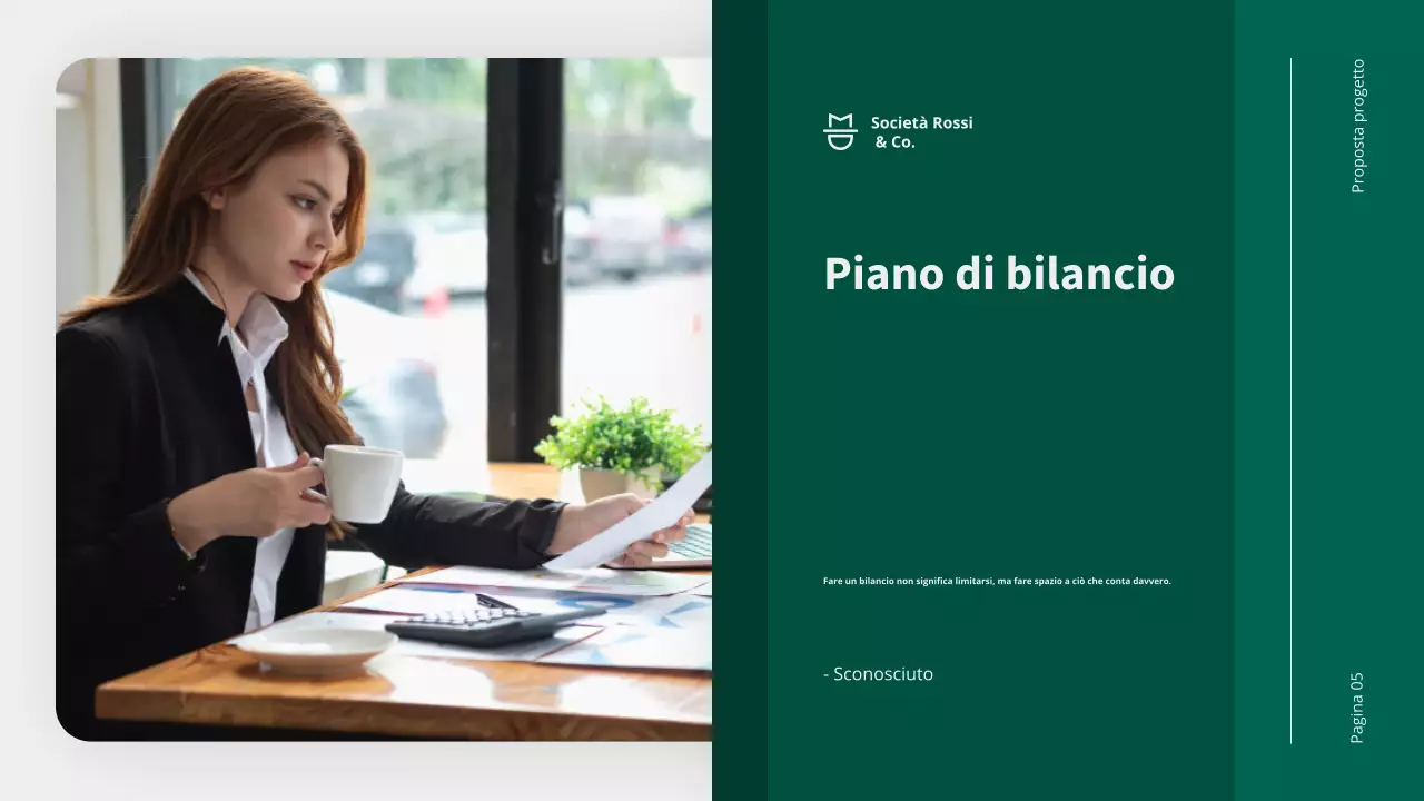 Promozione di un progetto imprenditoriale moderno e verde