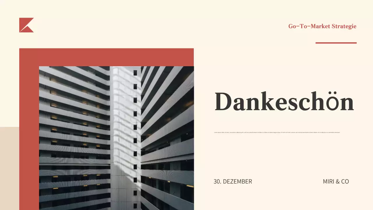 Red Modern Business Plan