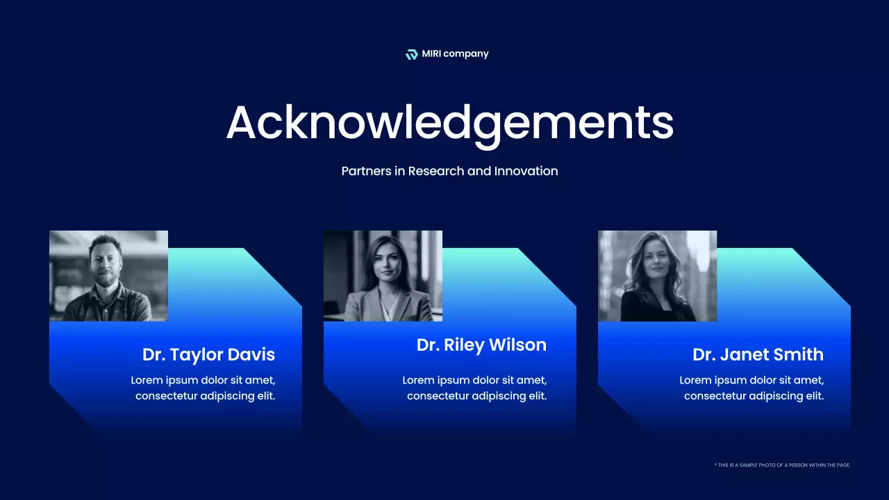 블루 모던 테크놀로지 프리젠테이션