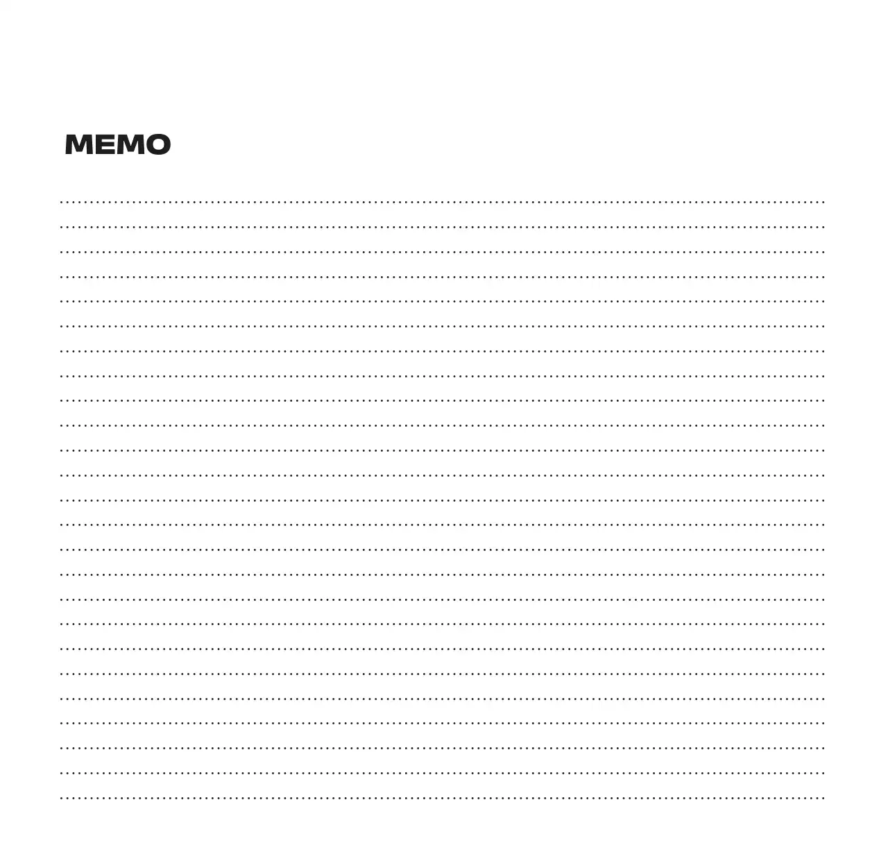 黒と白のモダンな2025年カレンダー