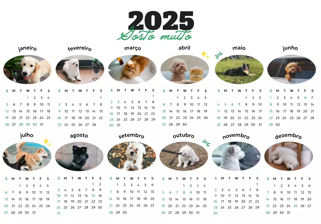Abstracções calendário giro