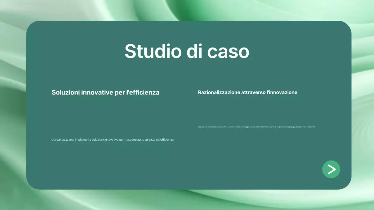 design verde e moderno per conferenze