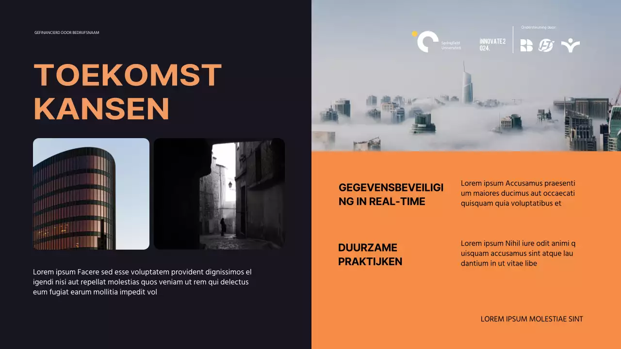 Aankondiging Orange Modern Conferentie