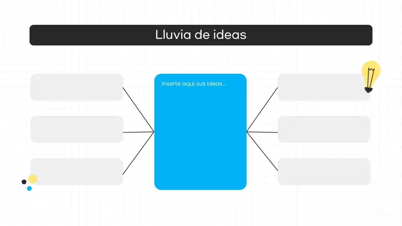 blue modern brainstorming presentation