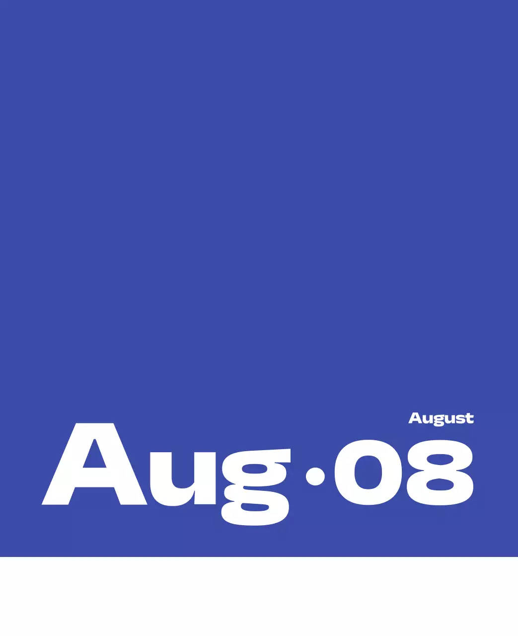 黒と白のモダンな2025年カレンダー