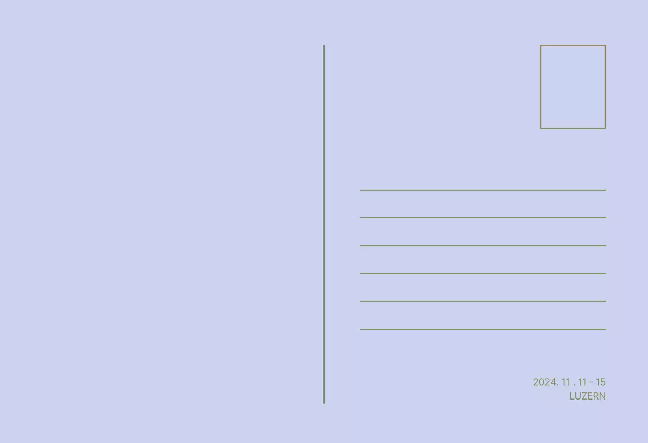 Grüne Natur Jeju Insel Postkarten Set