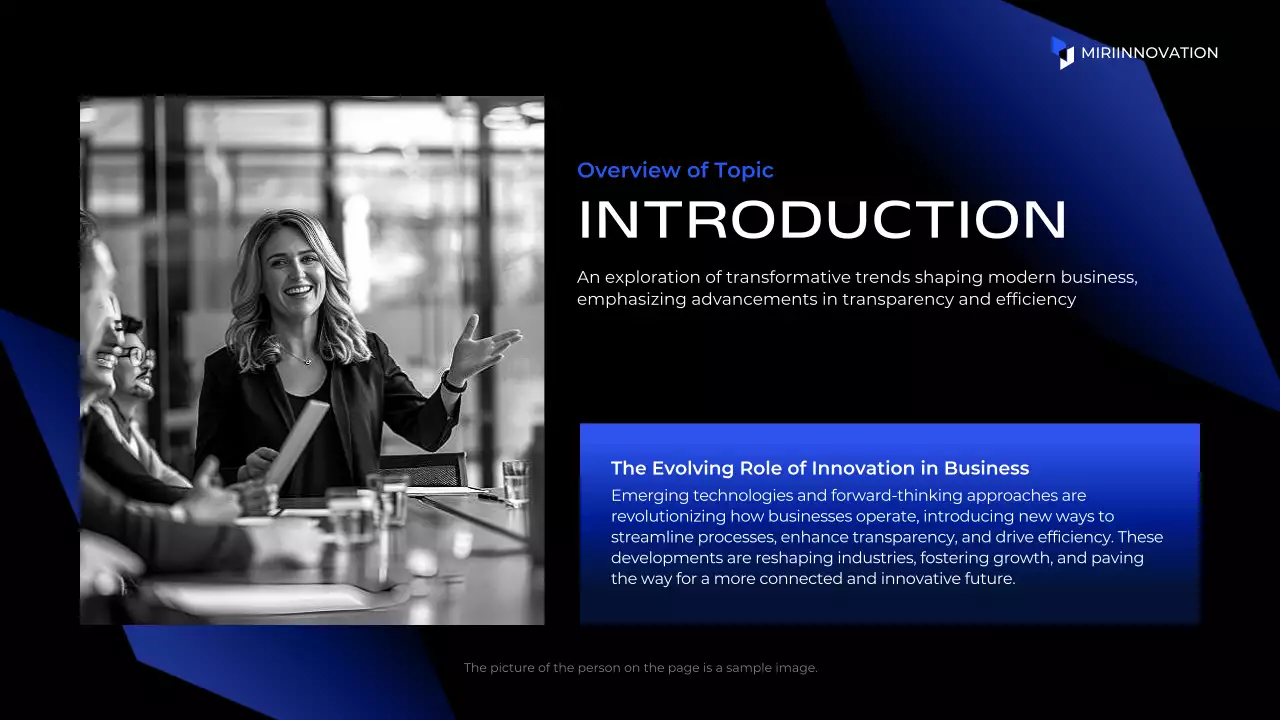 블랙 모던 비즈니스 프레젠테이션