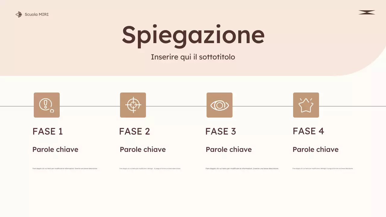 classe di educazione moderna beige