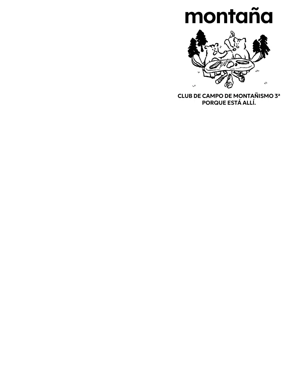 Promociona un club de senderismo vintage con una ilustración de una ardilla de camping