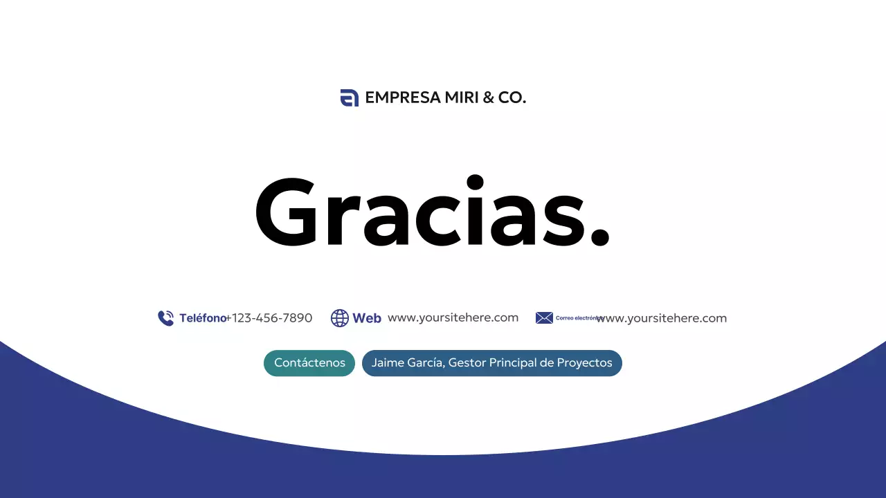 blue modern business proposal