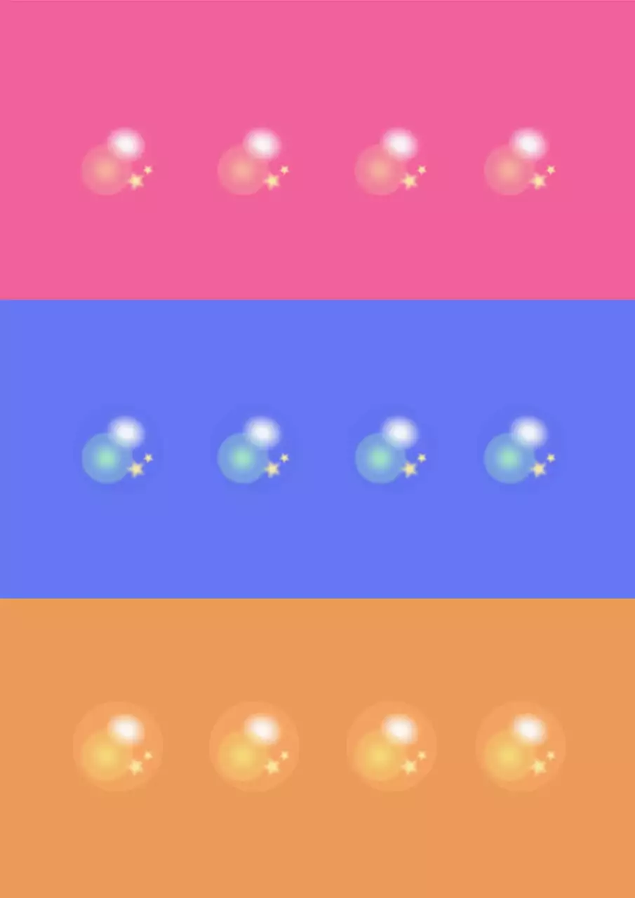 빨강 원형 디자인 스티커