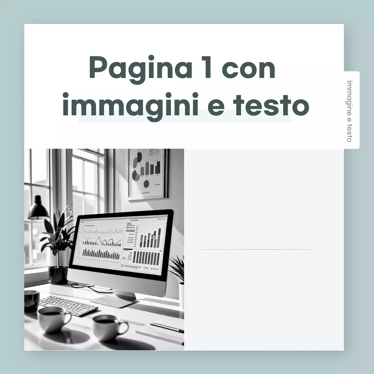 Menta Modello semplice di annunci