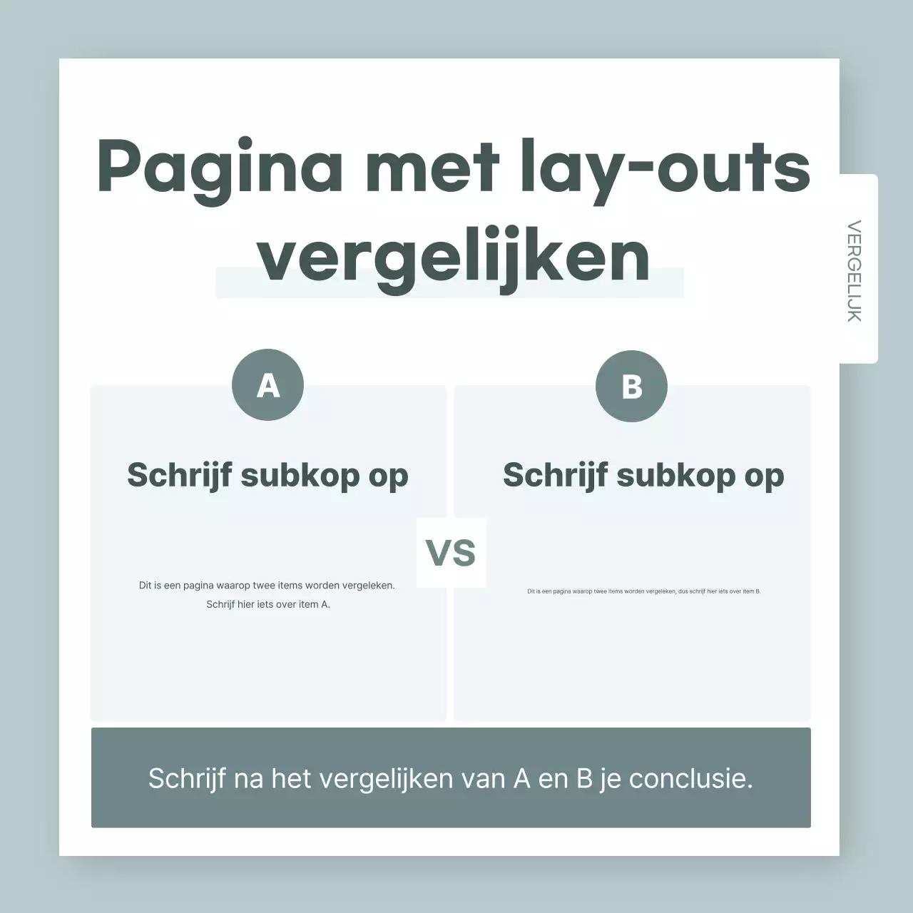 Mint Eenvoudige sjabloonadvertenties