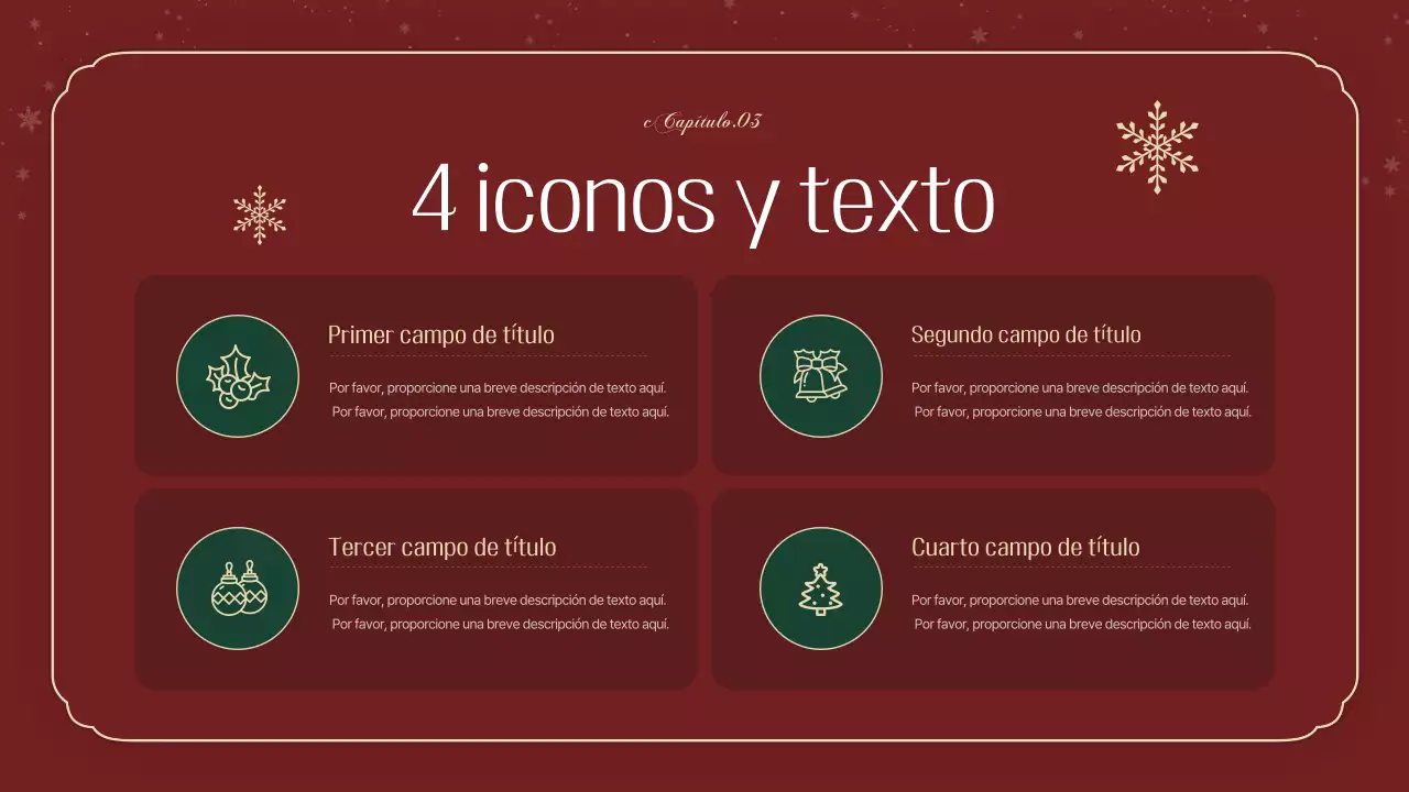 Una lujosa agenda de Navidad en verde