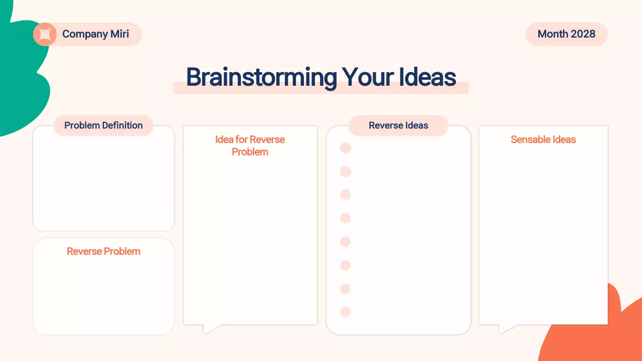 Beige Modern Brainstorming Guide Presentation
