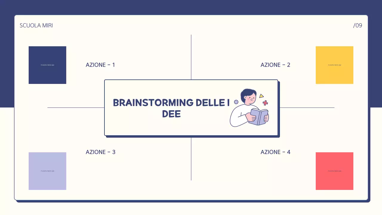 presentazione del cartone animato della marina