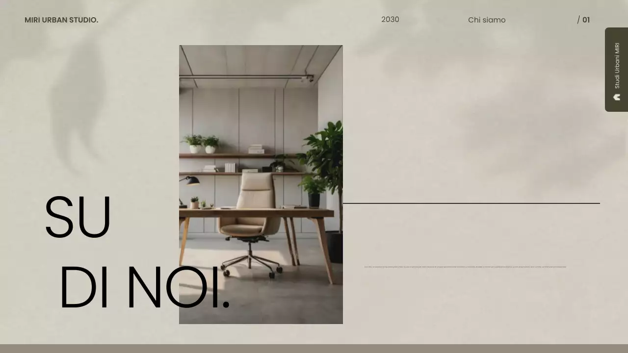 portfolio di architettura moderna grigia