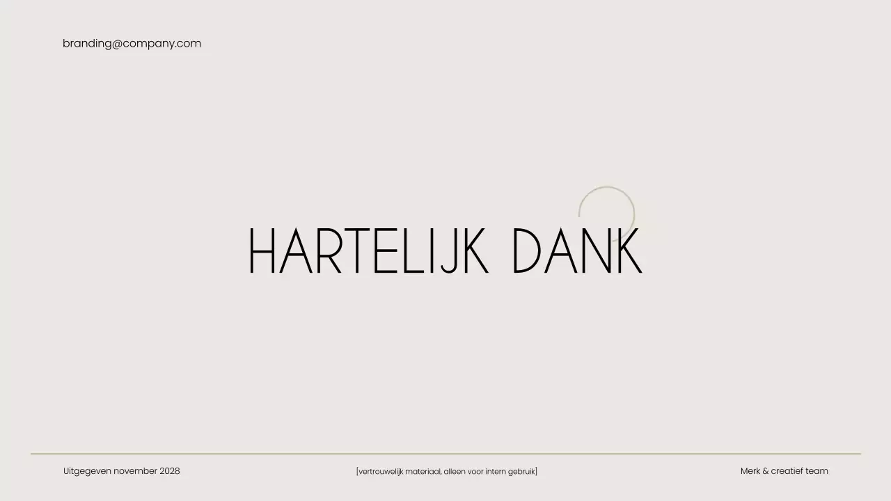 beige moderne merkgids