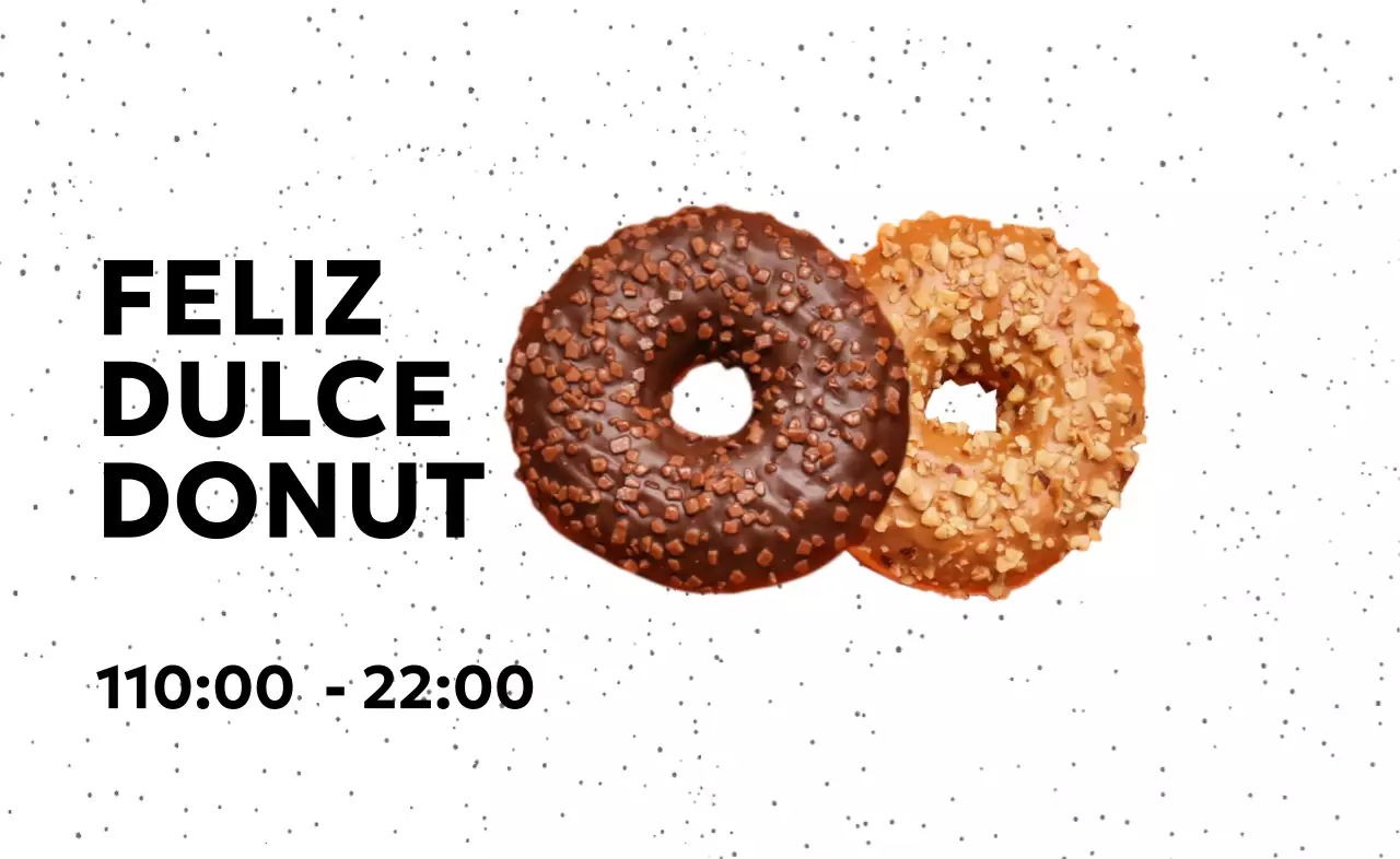 Anuncio de postre simple beige