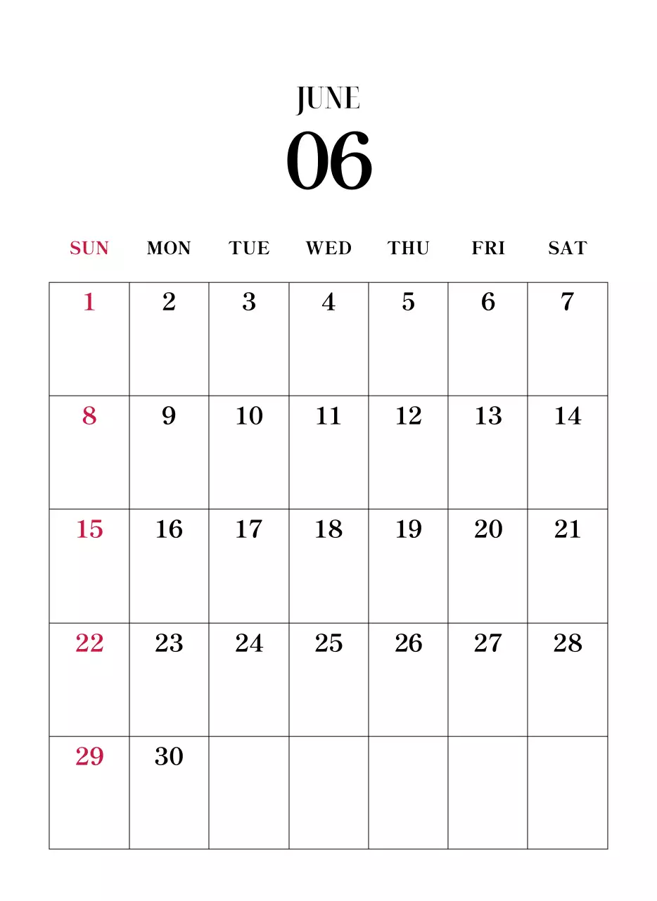 黒と白のシンプルな花写真2025年版カレンダー