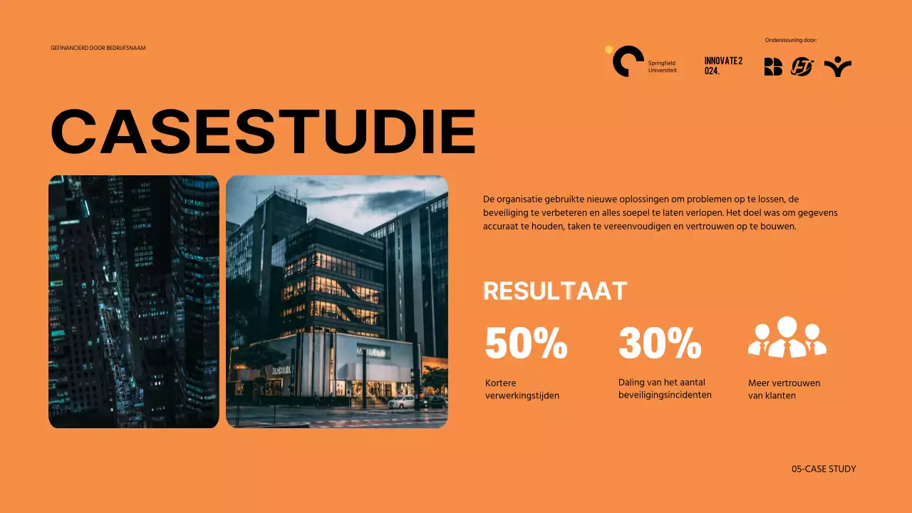 Aankondiging Orange Modern Conferentie