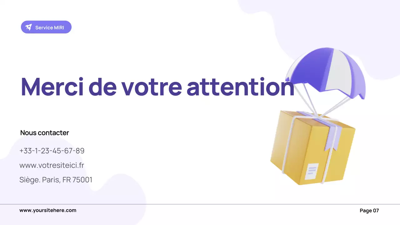 publicité pour les transports modernes en violet